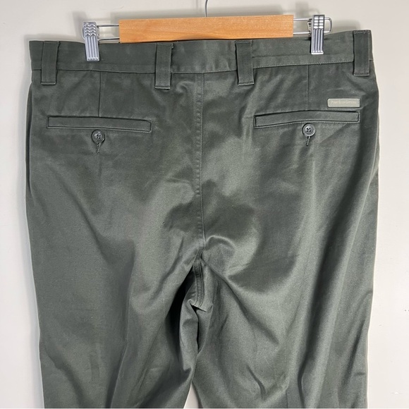 Parry Ellis Cotton Men’s Dark Green Trouser Pant Chino Casual Dressy Size 36/32 - Picture 3 of 10